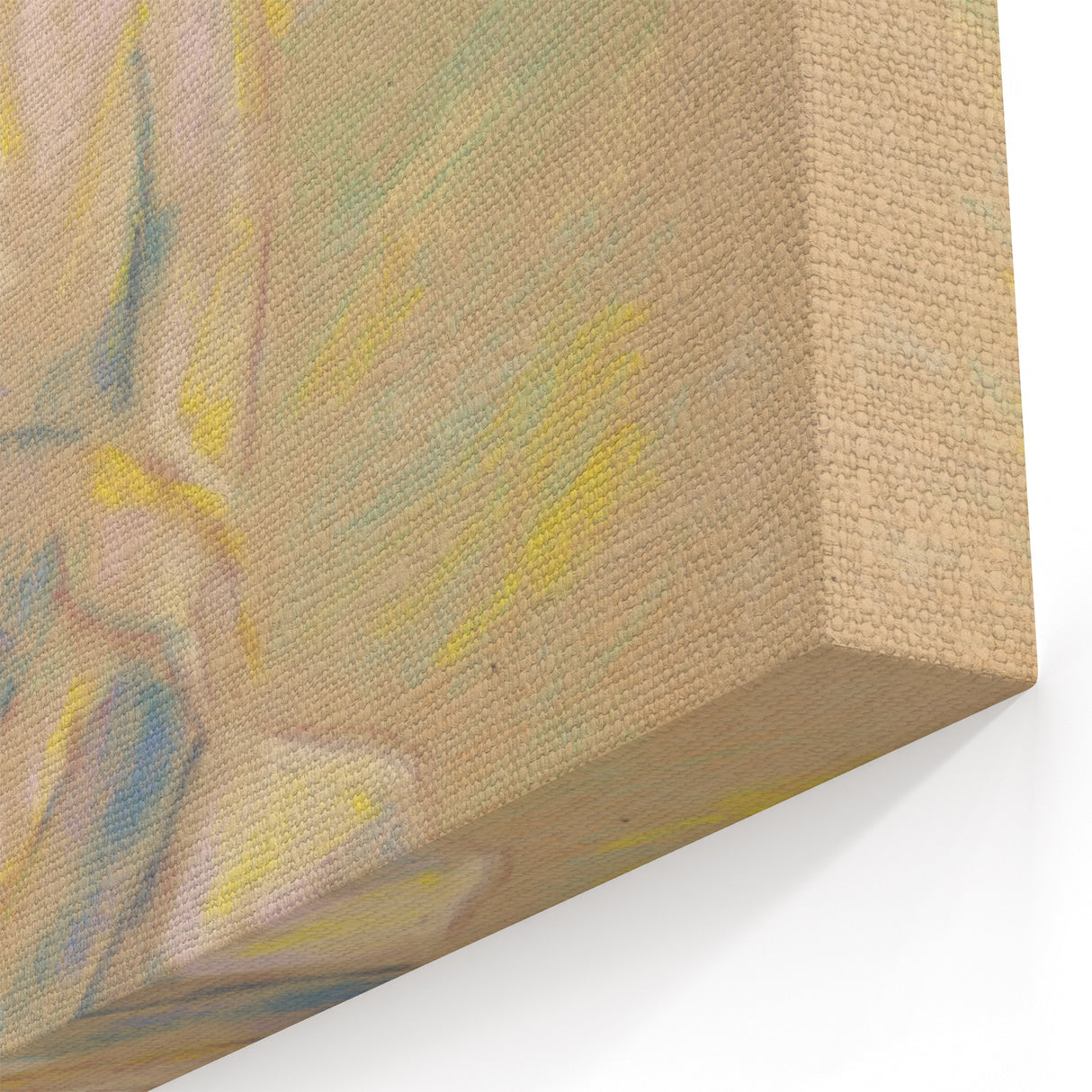 Modern Wall Art - Abstract Pastel Portrait of an Emigrant