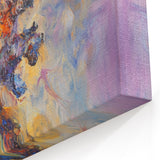 Vivid Multicolor Abstract Splatter Art - Modern Fluid Wall Canvas