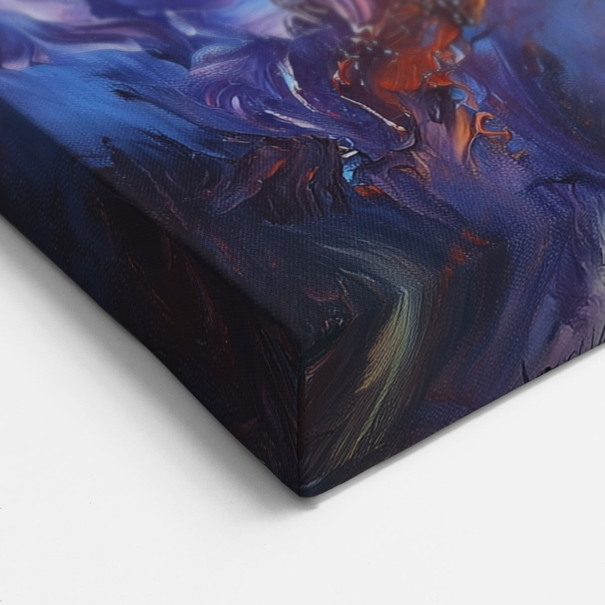 Vivid Multicolor Abstract Splatter Art - Modern Fluid Wall Canvas