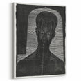 Modern Wall Art - Bold Monochrome Portrait for Minimalist Spaces