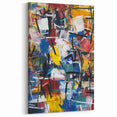 Energetic Multicolor Abstract Splatter Art - Modern Wall Canvas