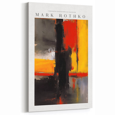 Rothko Reproduction Art - Bold Abstract Expressionism