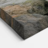 American Flag Barn with Rocks - Patriotic Rustic Wall Art for Home Decor
