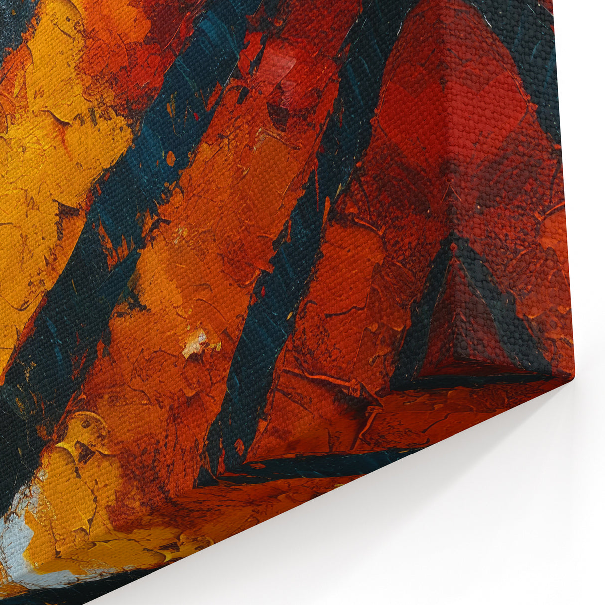 Dynamic Strokes and Lines Abstract Art – Modern Brush Strokes Canvas