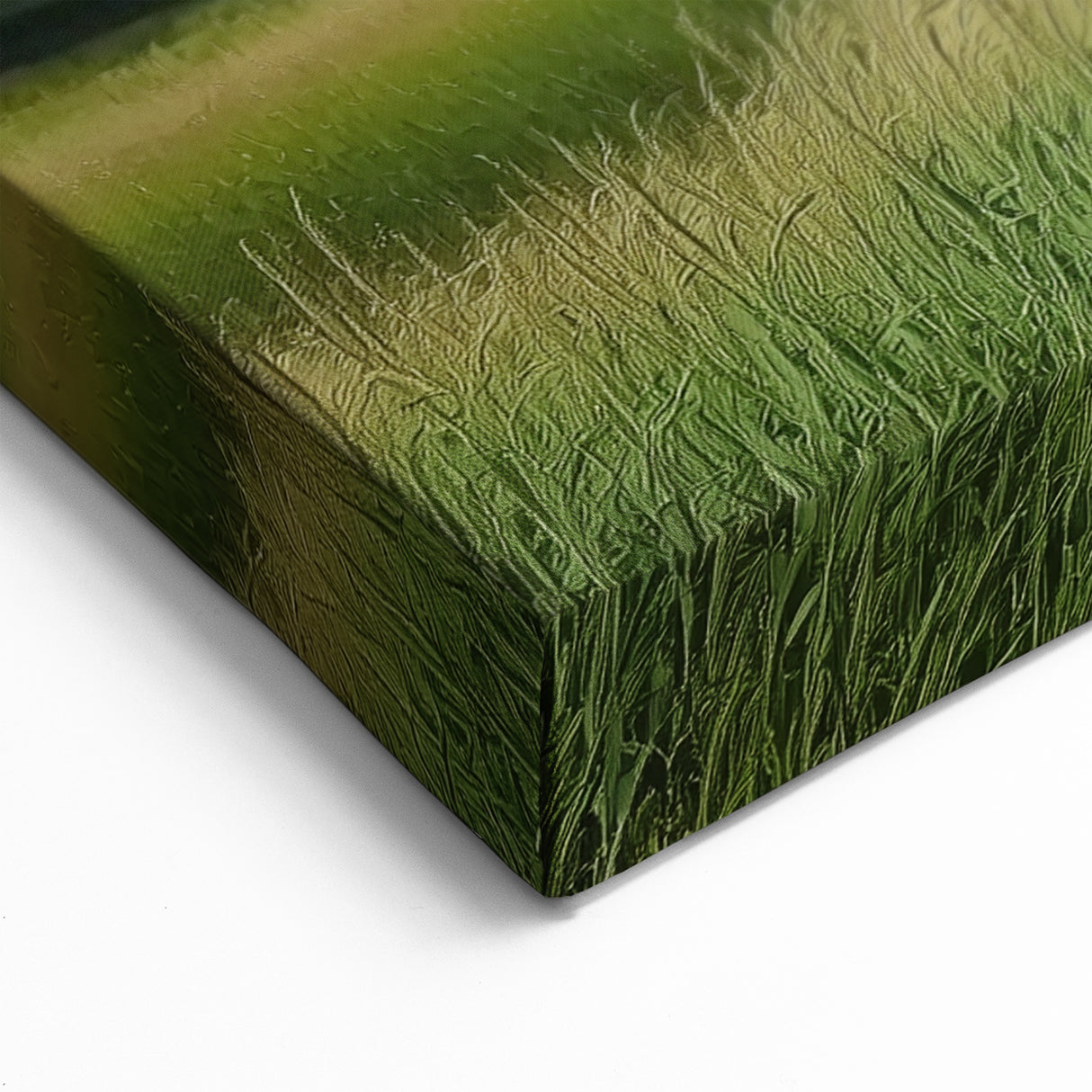 Red Barn in Summer Fields - Scenic Countryside Wall Art for Farmhouse Decor