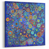 Colorful Line Abstract Art – Vibrant Geometric Strokes Wall Decor
