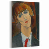Modern Wall Art - Expressive Abstract Portrait for Contemporary Decor
