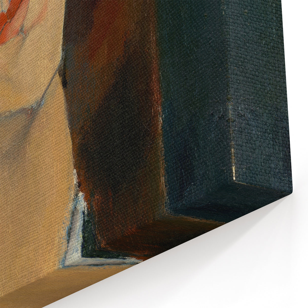 Modern Wall Art - Expressive Abstract Portrait for Contemporary Decor