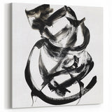 Minimalist Black and White Line Art – Modern Abstract Brush Strokes