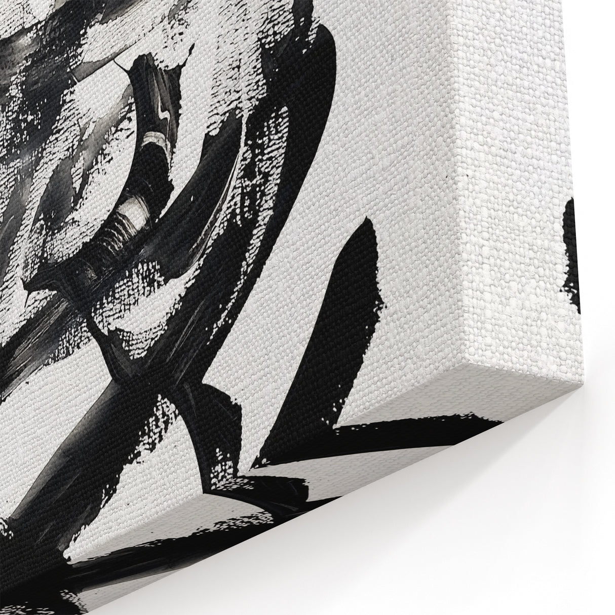 Minimalist Black and White Line Art – Modern Abstract Brush Strokes