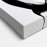 Minimalist Black and White Line Art – Modern Abstract Brush Strokes