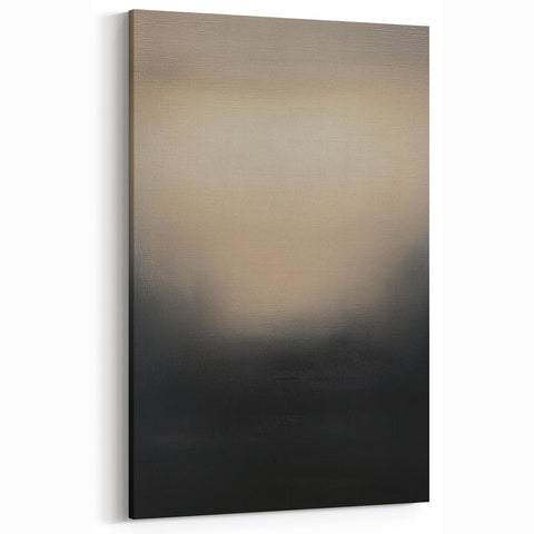 Modern Monochrome Abstract Art – Minimalist Gradient Wall Decor