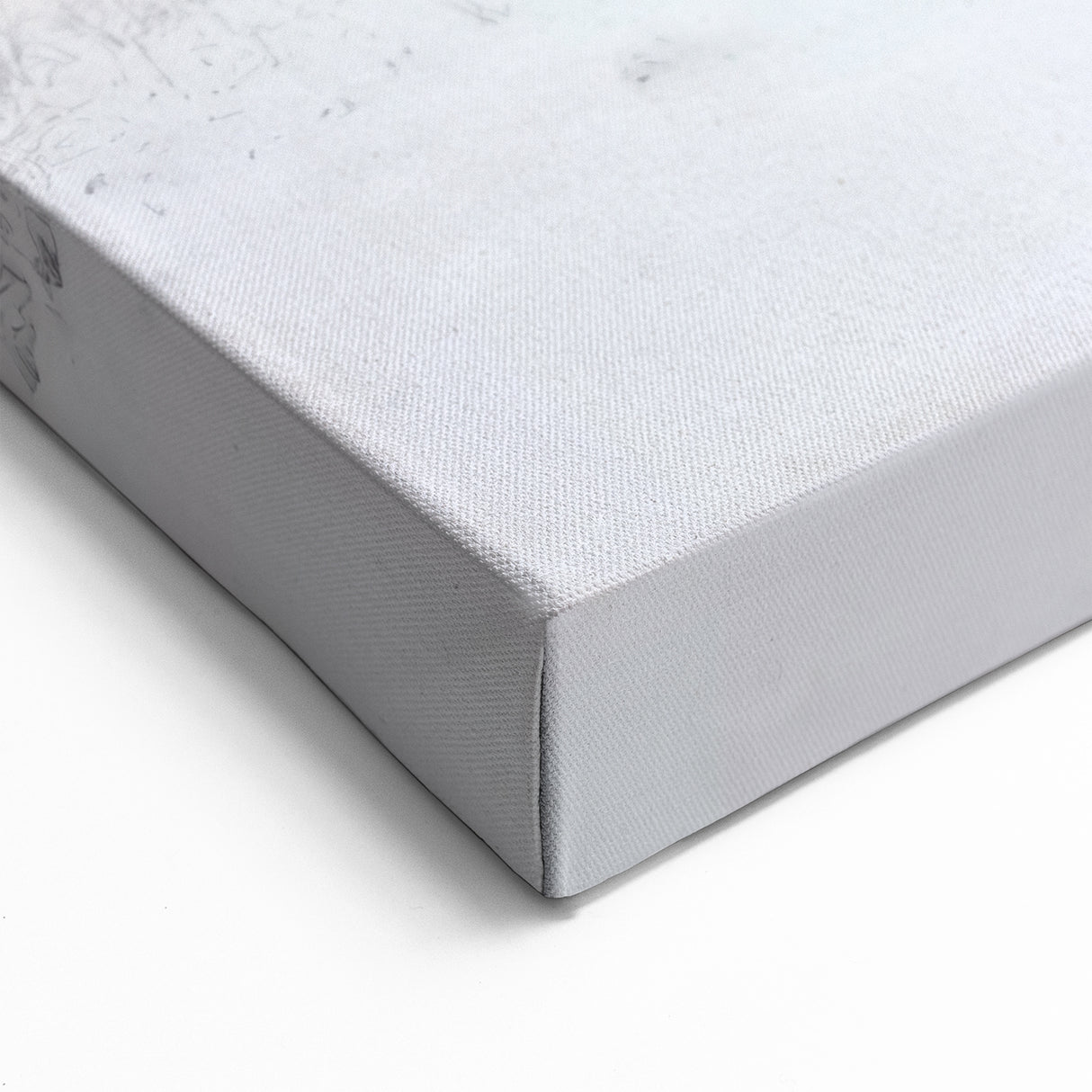 Minimalist Wooden Barn in Snow - Rustic Winter Wall Art for Home Decor