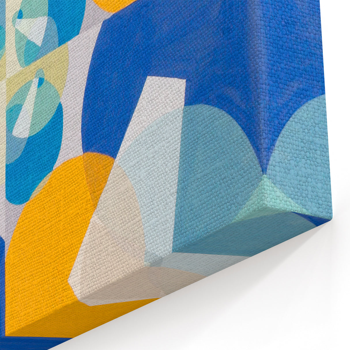 Modern Wall Art - Geometric Abstract Design in Vibrant Circular Layers