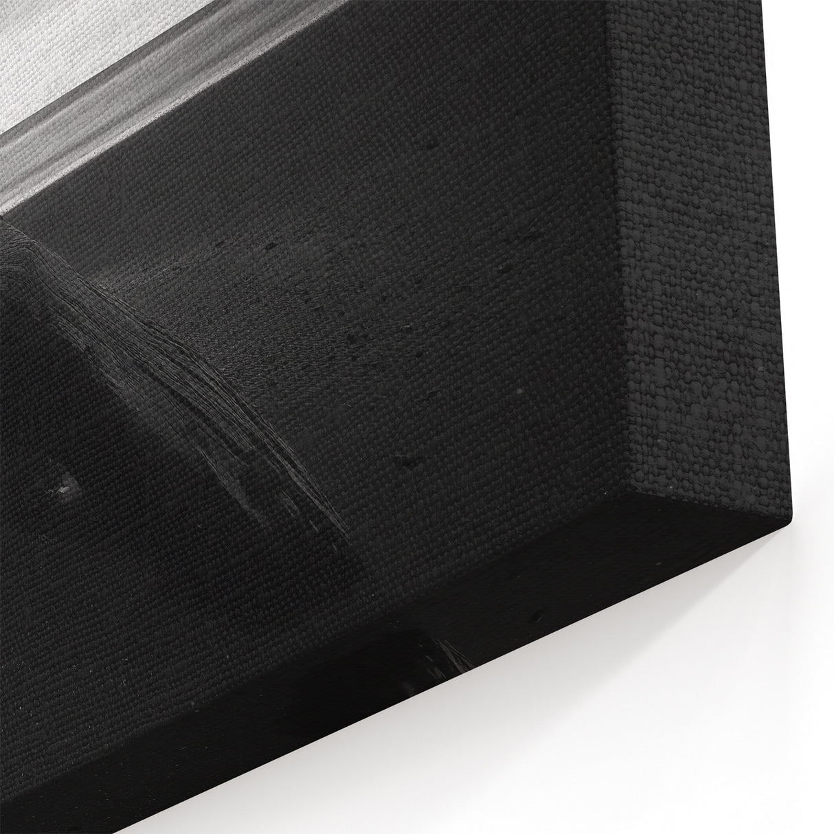 Monochrome Beach Landscape Wall Art - Coastal Seaside Wall Decor