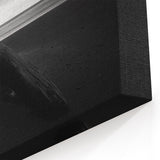 Monochrome Beach Landscape Wall Art - Coastal Seaside Wall Decor