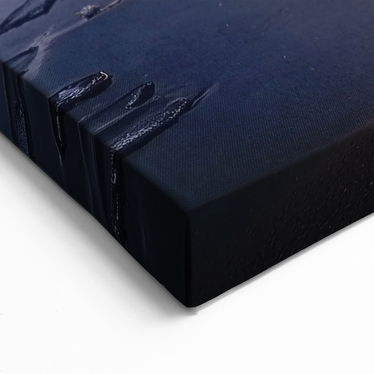 Seaside Wall Decor - Sunset Ice Reflections Ocean Photography Print