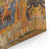 Modern Wall Art - Scenic Journey with Two Figures