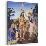 Leonardo da Vinci: The Baptism of Christ Renaissance Art Print