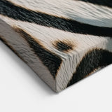 Zebra Stripes Wildlife Photography - Animal Canvas Print