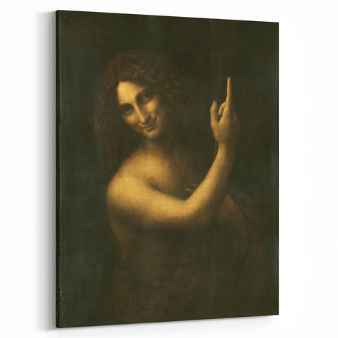 Leonardo da Vinci: Saint John the Baptist Renaissance Art Print