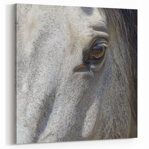 Horse Eye Close Up Art - Wildlife Photography Nature Print