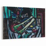 Modern Wall Art - Bold Still Life with Chianti Bottle