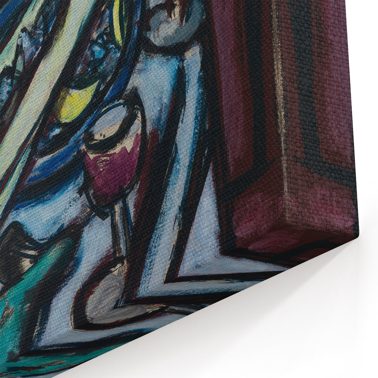 Modern Wall Art - Bold Still Life with Chianti Bottle
