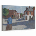 Modern Wall Art - Quiet Street Scene with Figure