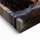 Golden Pier Sunset - Oceanfront Coastal Wall Art for Seaside Decor