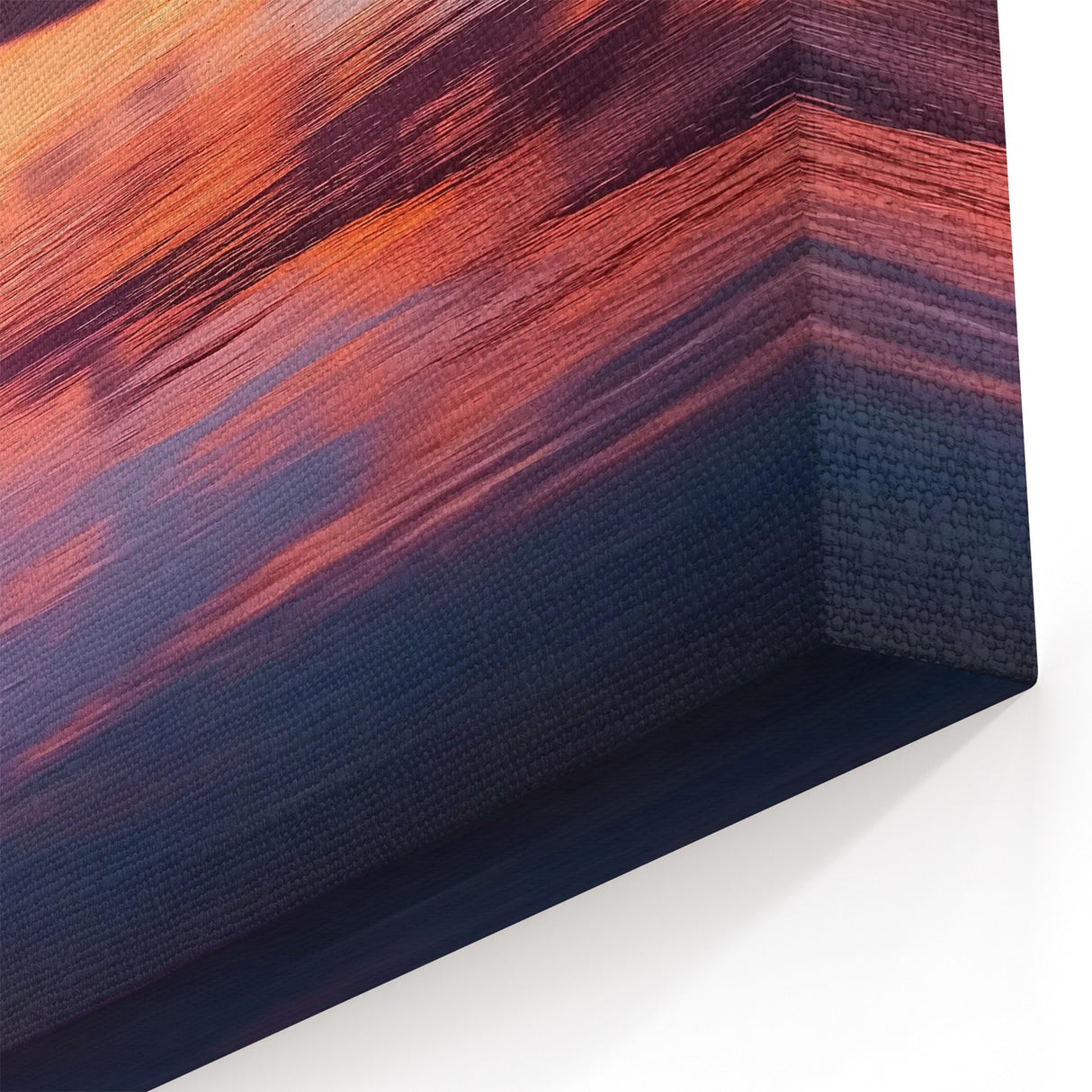 Sunset Reflections Wall Art - Vibrant Ocean Beach Coastal Decor