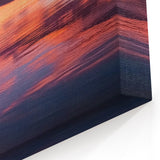 Sunset Reflections Wall Art - Vibrant Ocean Beach Coastal Decor