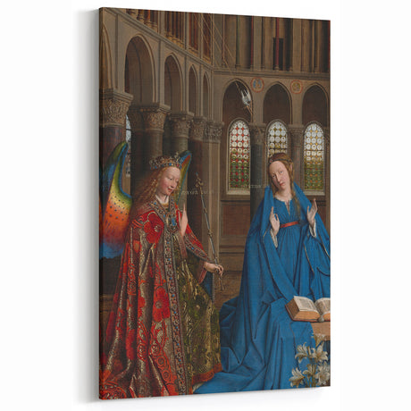 Jan van Eyck's The Annunciation: Renaissance Masterpiece Wall Art