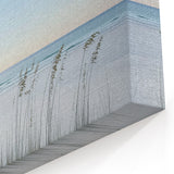 Elegant Coastal Wall Art - Sea Grass and Ocean Serenity Beach Print