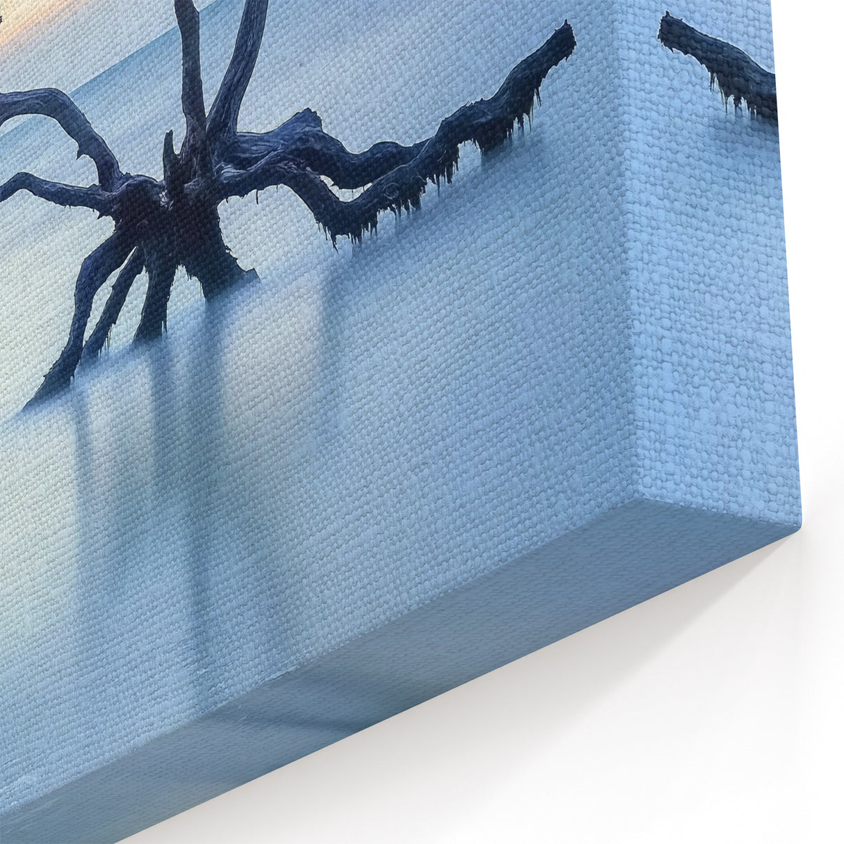 Tranquil Coastal Tree Wall Art - Minimalist Beach Serenity Print