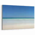 Minimalist Beachscape Wall Art - Serene Ocean Horizon Coastal Decor
