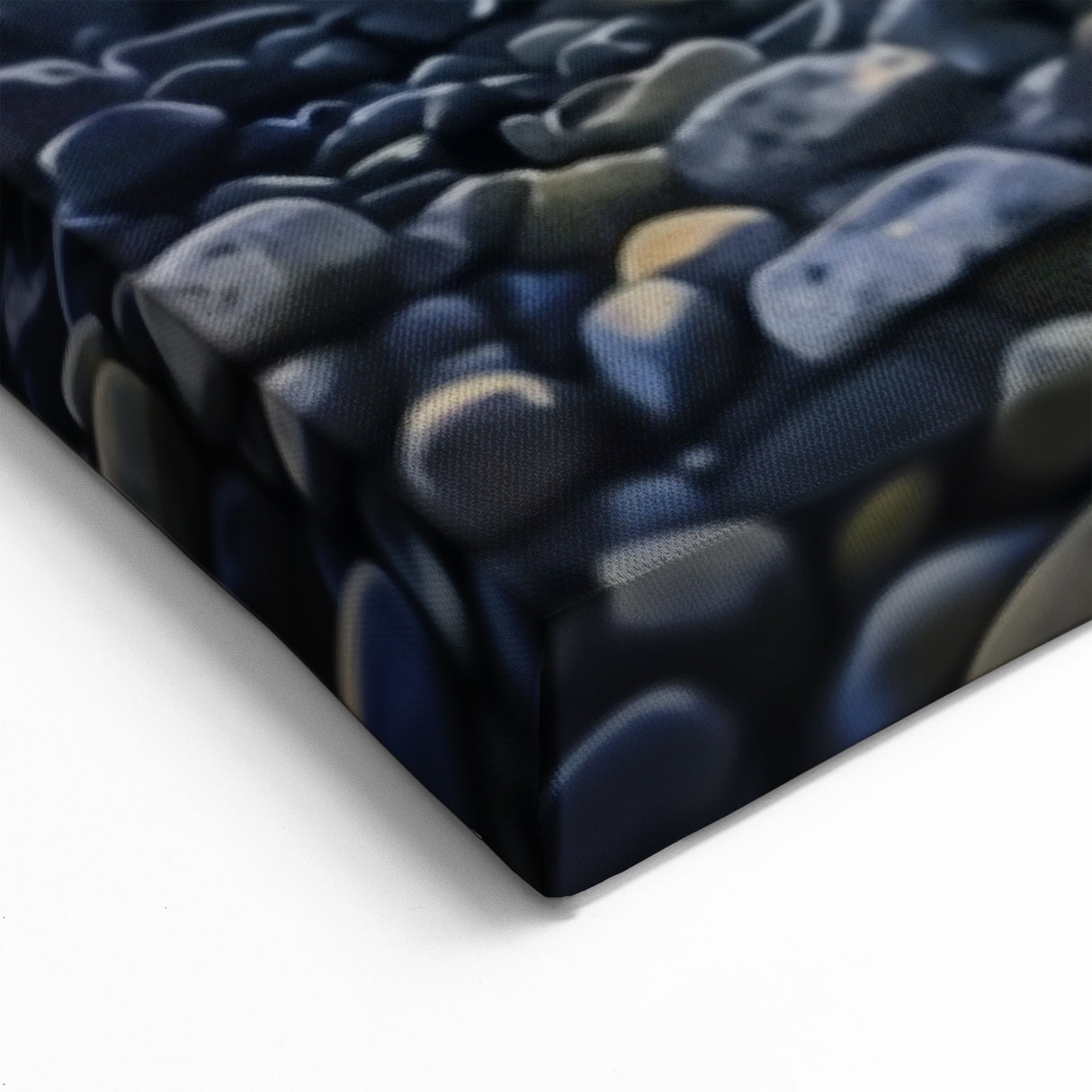 Rocky Beach Sunset Wall Art - Vibrant Coastal Ice and Ocean Decor