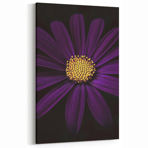 Floral Photography Prints - Elegant Purple Flower Canvas Art