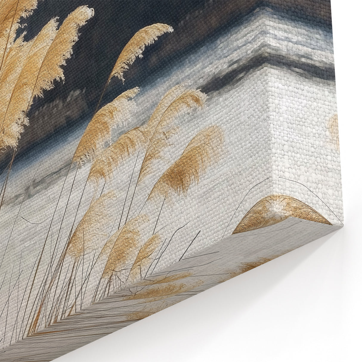 Nature Inspired Wall Art - Elegant Reeds by the Water Print