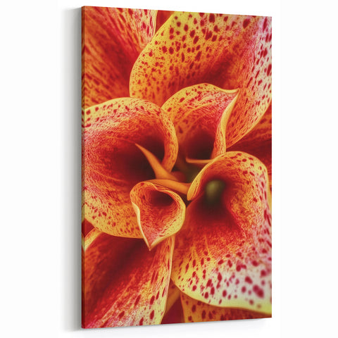 Blooming Flowers Artwork - Speckled Petals Nature Prints
