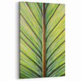 Nature Inspired Wall Art - Botanical Close-Up of Green Leaf Print