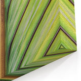 Nature Inspired Wall Art - Botanical Close-Up of Green Leaf Print