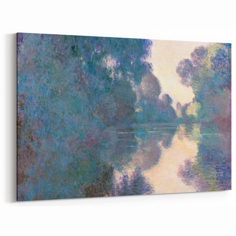 Impressionism Wall Art: Morning on the Seine by Claude Monet Prints