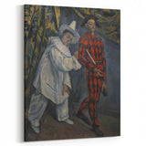 Impressionism Wall Art: Pierrot and Harlequin by Paul Cézanne Prints