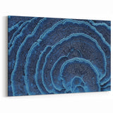 Floral Photography Prints - Textured Close-Up of Vibrant Blue Coral