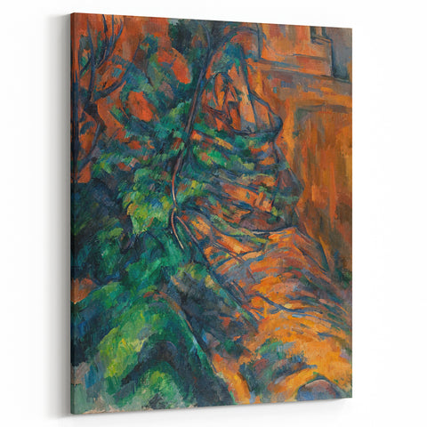 Impressionism Wall Art: Rocks and Branches by Paul Cézanne Prints