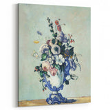 Impressionism Wall Art: Rococo Vase with Flowers by Paul Cézanne Prints