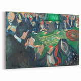 Expressionist Roulette Scene – Vibrant Abstract Casino Canvas Wall Art