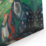 Expressionist Roulette Scene – Vibrant Abstract Casino Canvas Wall Art