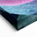 Floral Wall Art - Nature Close-Up of Vibrant Rainbow Rose Print